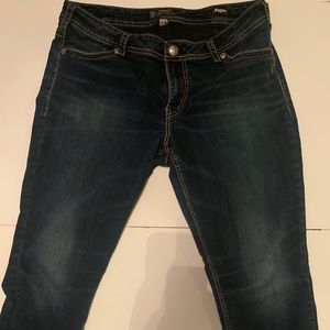 Silver Jeans Suki Mid Super Skinny Size 18/L31